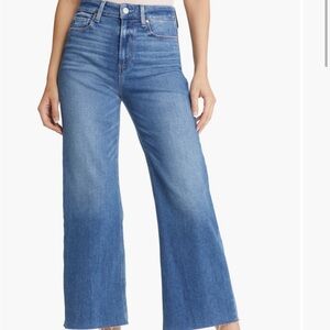 PAIGE Blue Flare & Wide Leg Jeans